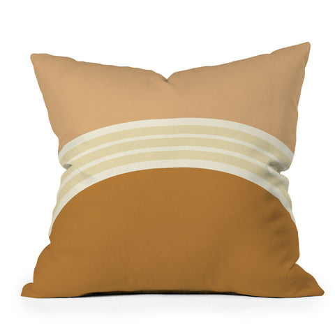 Urban Wild Studio one day clay layers 2 Outdoor Throw Pillow