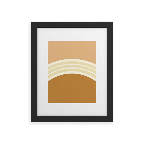 Urban Wild Studio one day clay layers 2 Framed Art Print