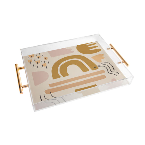Urban Wild Studio sun pattern Acrylic Tray