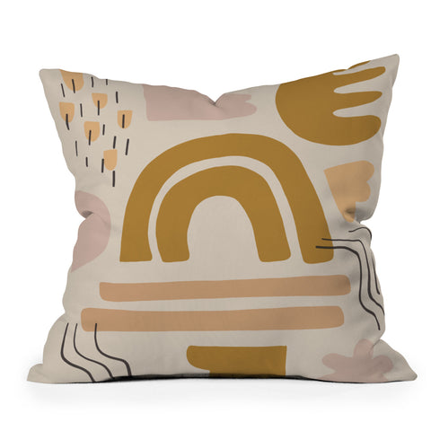 Urban Wild Studio sun pattern Outdoor Throw Pillow
