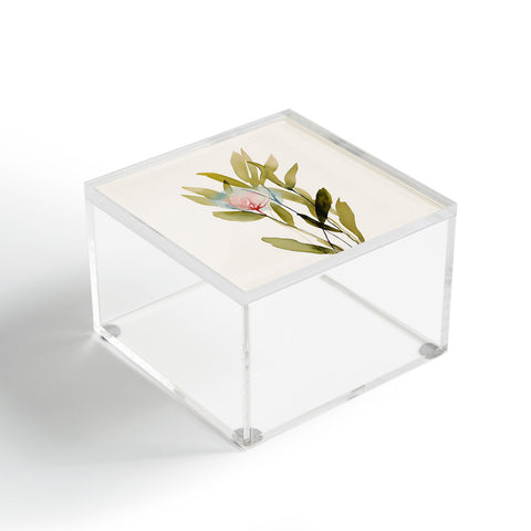 UtArt Abstract Flower Bouquet I Acrylic Box