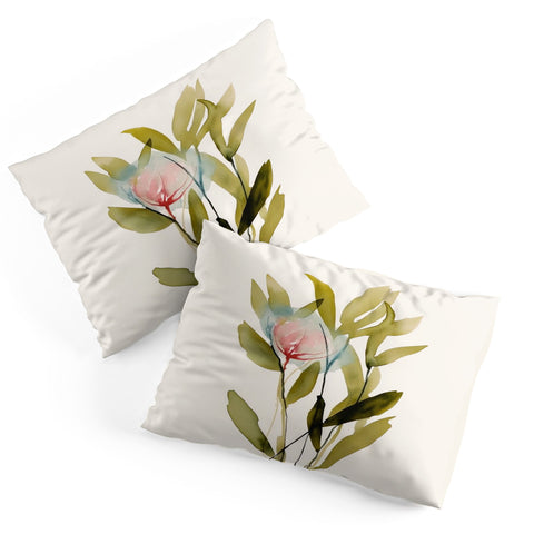 UtArt Abstract Flower Bouquet I Pillow Shams