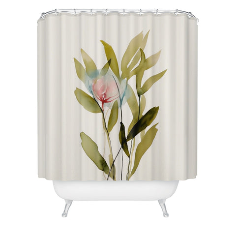 UtArt Abstract Flower Bouquet I Shower Curtain