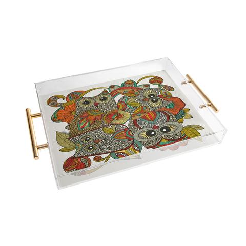 Valentina Ramos 4 Owls Acrylic Tray