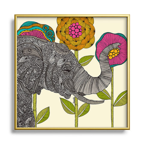 Valentina Ramos Aaron Square Metal Framed Art Print