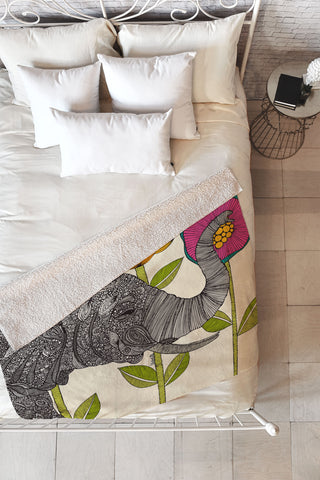 Valentina Ramos Aaron Fleece Throw Blanket