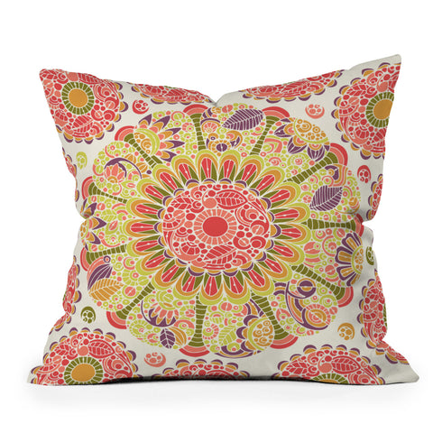 Valentina Ramos Amaranth pink Outdoor Throw Pillow