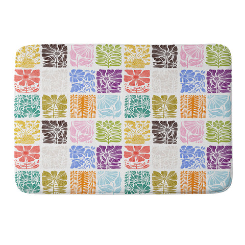 Valentina Ramos Bloom Blocks Memory Foam Bath Mat
