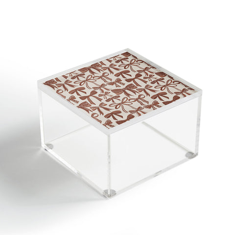 Valentina Ramos Bows Mocha Mousse Acrylic Box