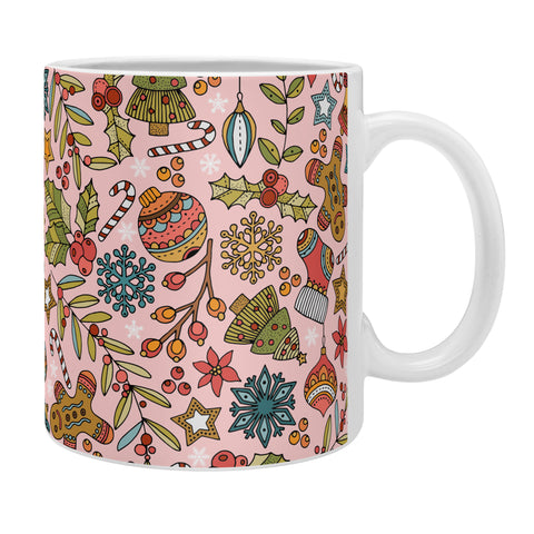 Valentina Ramos Cute Little Christmas pink Coffee Mug