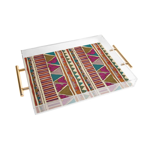 Valentina Ramos Ethnic Stripes Acrylic Tray