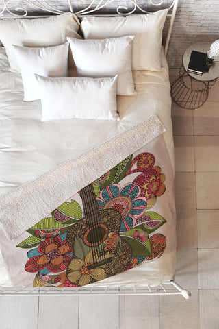Valentina Ramos Ever Guitar Fleece Throw Blanket