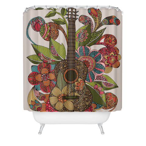 Valentina Ramos Ever Guitar Shower Curtain