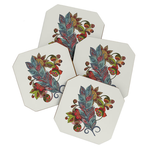 Valentina Ramos Feather Coaster Set