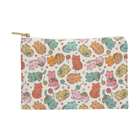 Valentina Ramos Floral Cats and Yarn Pouch
