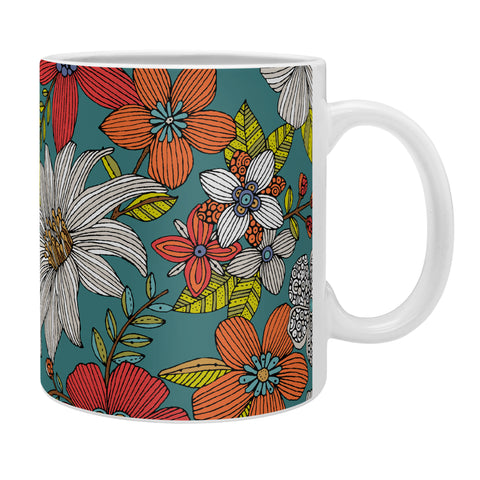 Valentina Ramos Floral Whimsy blue Coffee Mug