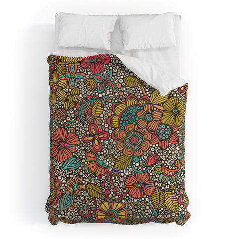 Valentina Ramos Garden Doodles Duvet Cover