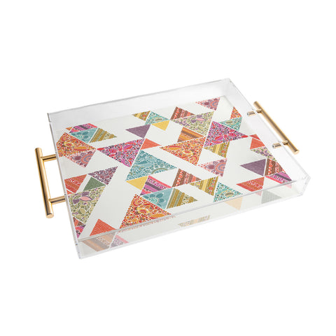Valentina Ramos Geo Road pattern Acrylic Tray