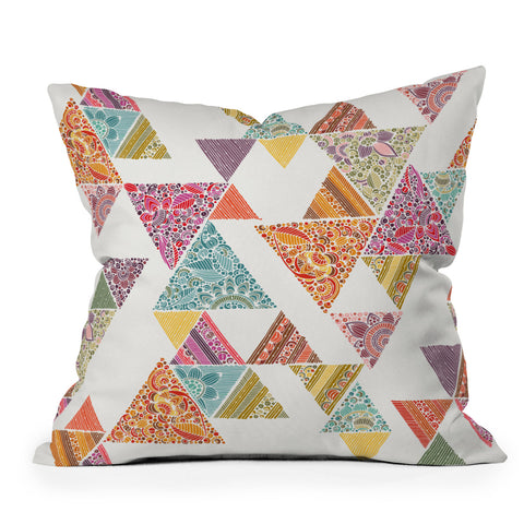 Valentina Ramos Geo Road pattern Outdoor Throw Pillow