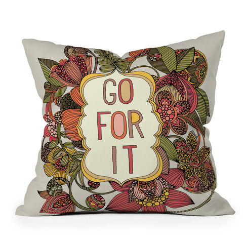 Valentina Ramos Go For It Outdoor Throw Pillow