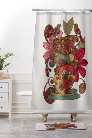 Valentina Ramos Good Morning Birds Shower Curtain And Mat
