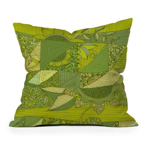 Valentina Ramos Green Myth Outdoor Throw Pillow