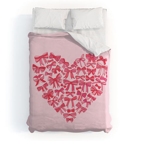 Valentina Ramos Heart full of bows Duvet Cover