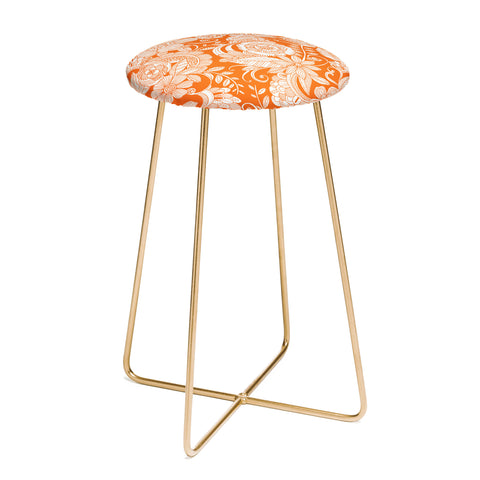 Valentina Ramos Lola in Orange Counter Stool