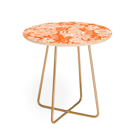 Valentina Ramos Lola in Orange Round Side Table