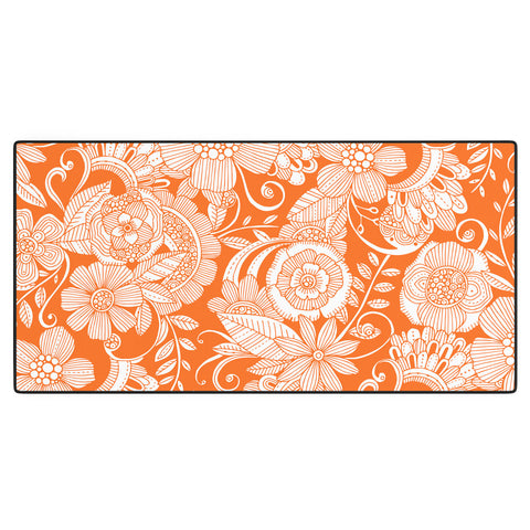 Valentina Ramos Lola in Orange Desk Mat