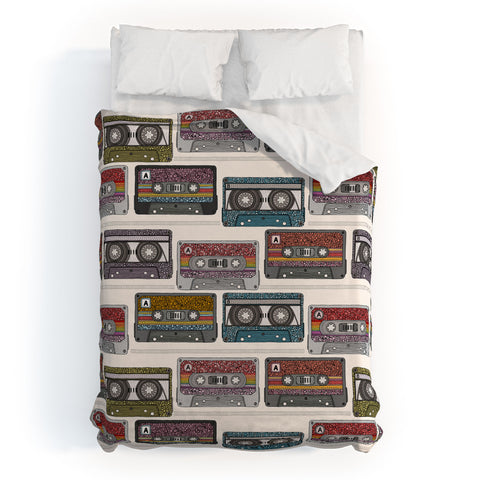 Valentina Ramos Mix Tapes Duvet Cover