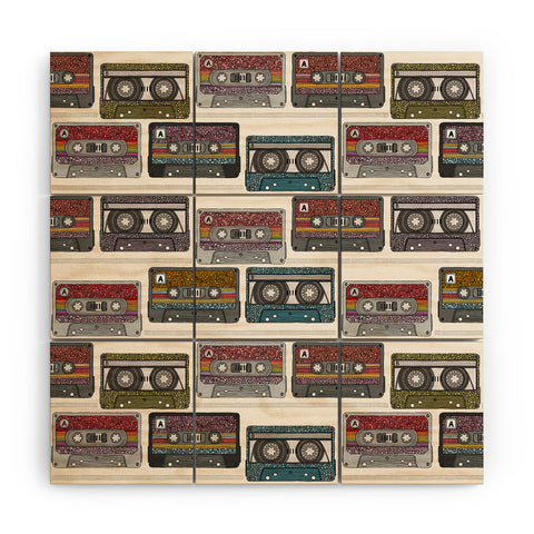 Valentina Ramos Mix Tapes Wood Wall Mural