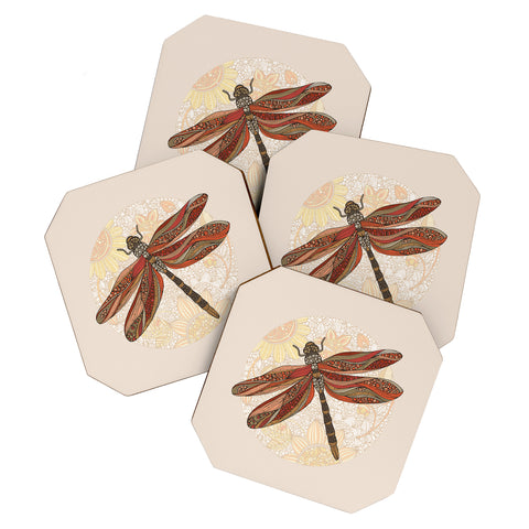 Valentina Ramos My dragonfly Coaster Set