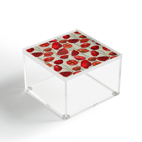 Valentina Ramos Poppy Patch grey Acrylic Box