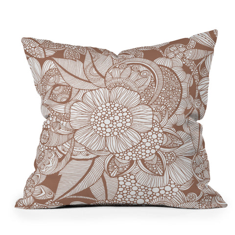 Valentina Ramos Rachel Mocha Throw Pillow