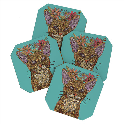 Valentina Ramos Sammy the cat Coaster Set