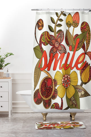 Valentina Ramos Smile Sunshine Shower Curtain And Mat