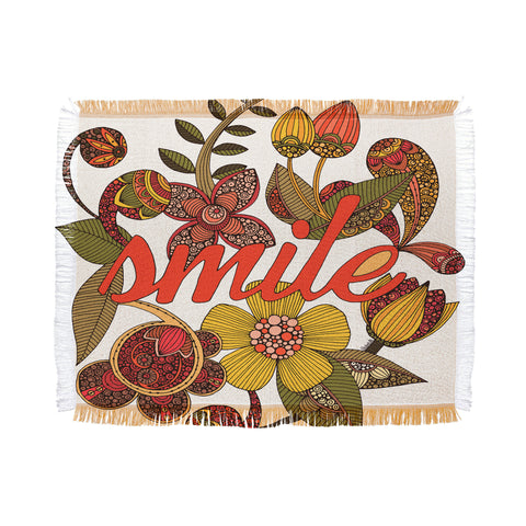 Valentina Ramos Smile Sunshine Throw Blanket