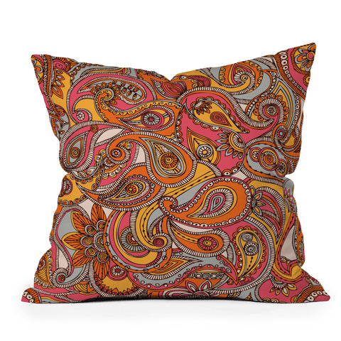 Valentina Ramos Spring Paisley Outdoor Throw Pillow