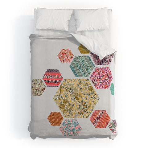 Valentina Ramos Summer honeycomb Duvet Cover