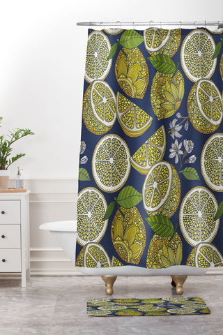 Valentina Ramos Sweet lemons Shower Curtain And Mat