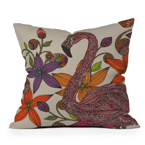 Valentina Ramos The Flamingo Outdoor Throw Pillow