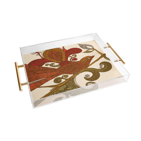 Valentina Ramos The Orange Bird Acrylic Tray