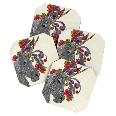 Valentina Ramos Unicornucopia Coaster Set