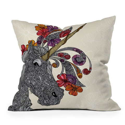 Valentina Ramos Unicornucopia Outdoor Throw Pillow