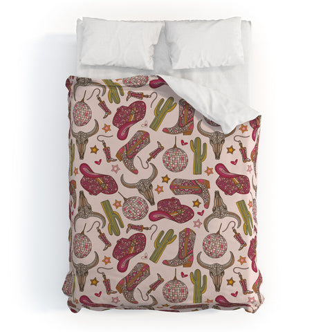Valentina Ramos Western Disco Dreams Duvet Cover