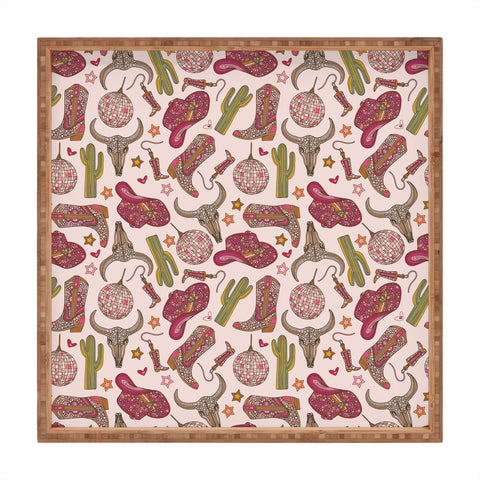 Valentina Ramos Western Disco Dreams Square Tray