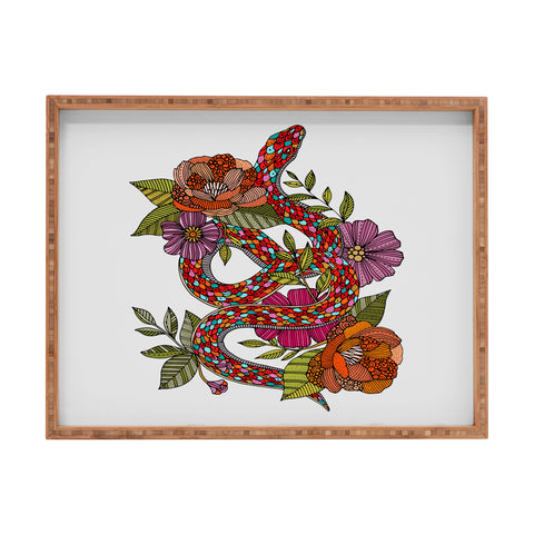 Valentina Ramos Year of the Snake White Rectangular Tray