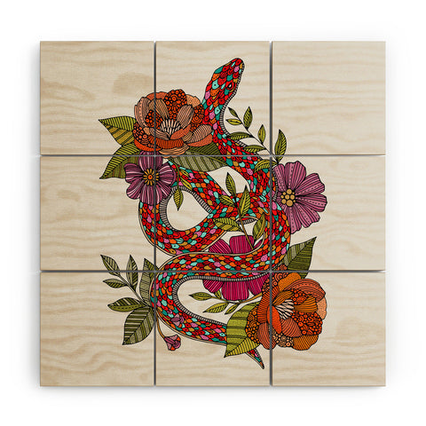 Valentina Ramos Year of the Snake White Wood Wall Mural