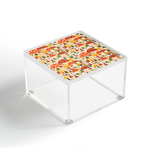 Valeria Frustaci autumnal mushrooms Acrylic Box